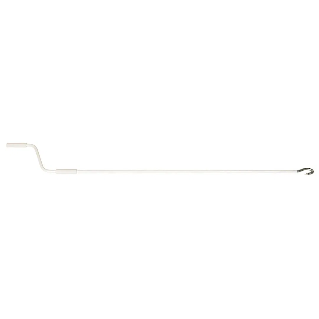 300030 – LIPPERT COMP Awning Crank Handle, For Manual Awnings White With Awning Hook And Crank Rod